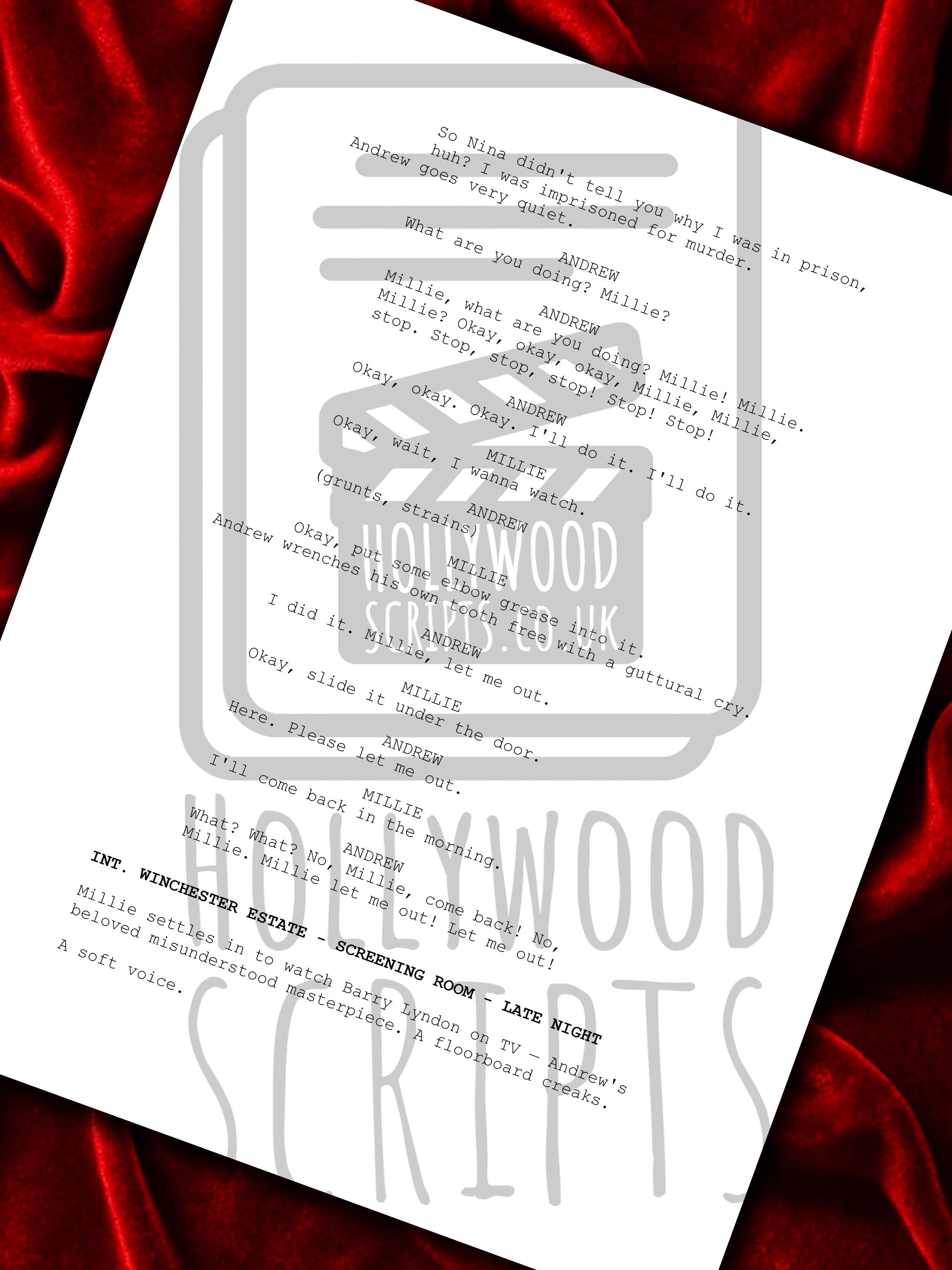 The Housemaid, Signed Movie Script, Full Screenplay Reproduction + Cast Autographs, Sydney Sweeney