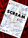 SCREAM Signed Movie Script, Full Screenplay Reproduction + Cast Autographs