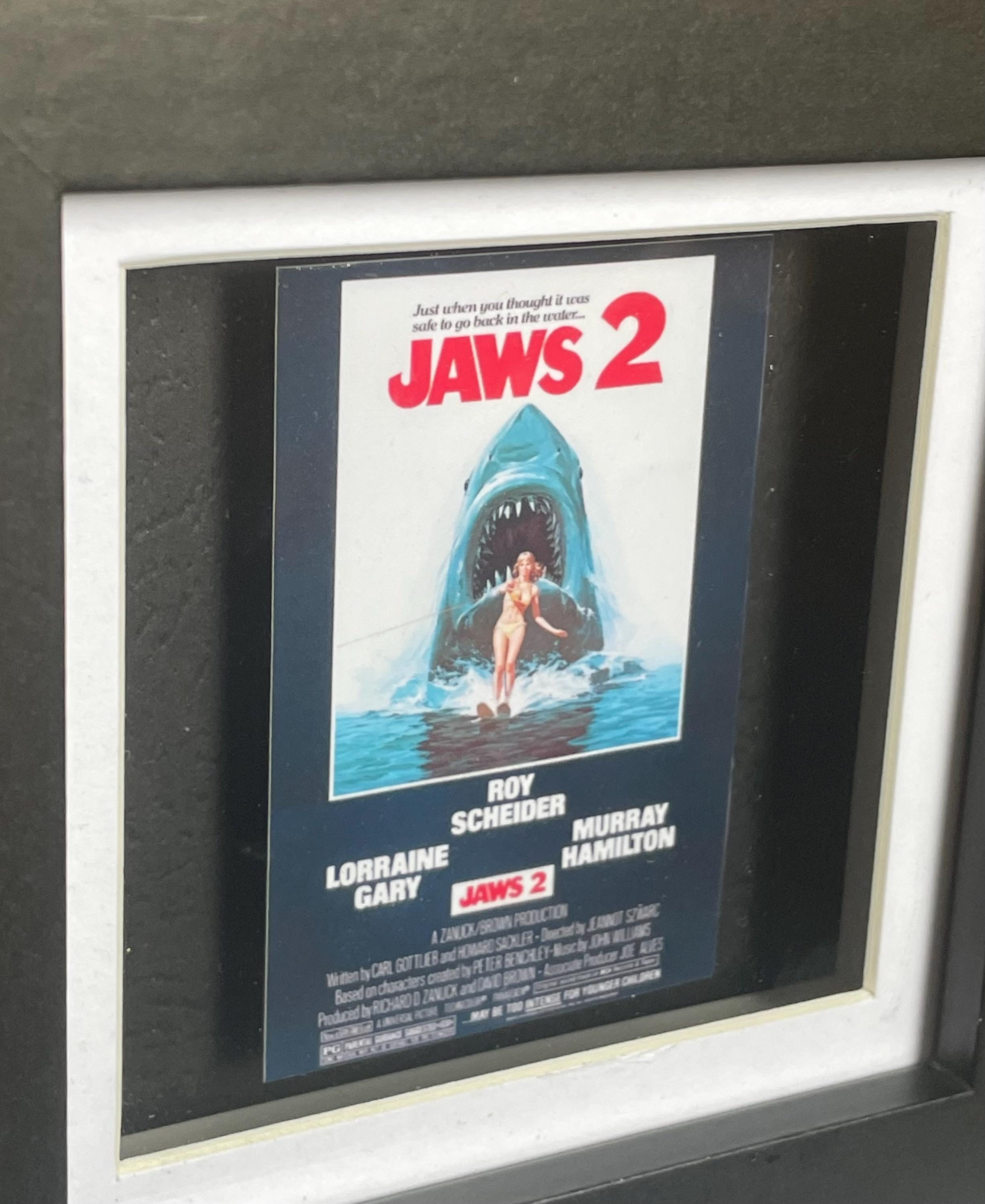 Jaws, Mini-Cinema Framed Movie Poster, Reproduction