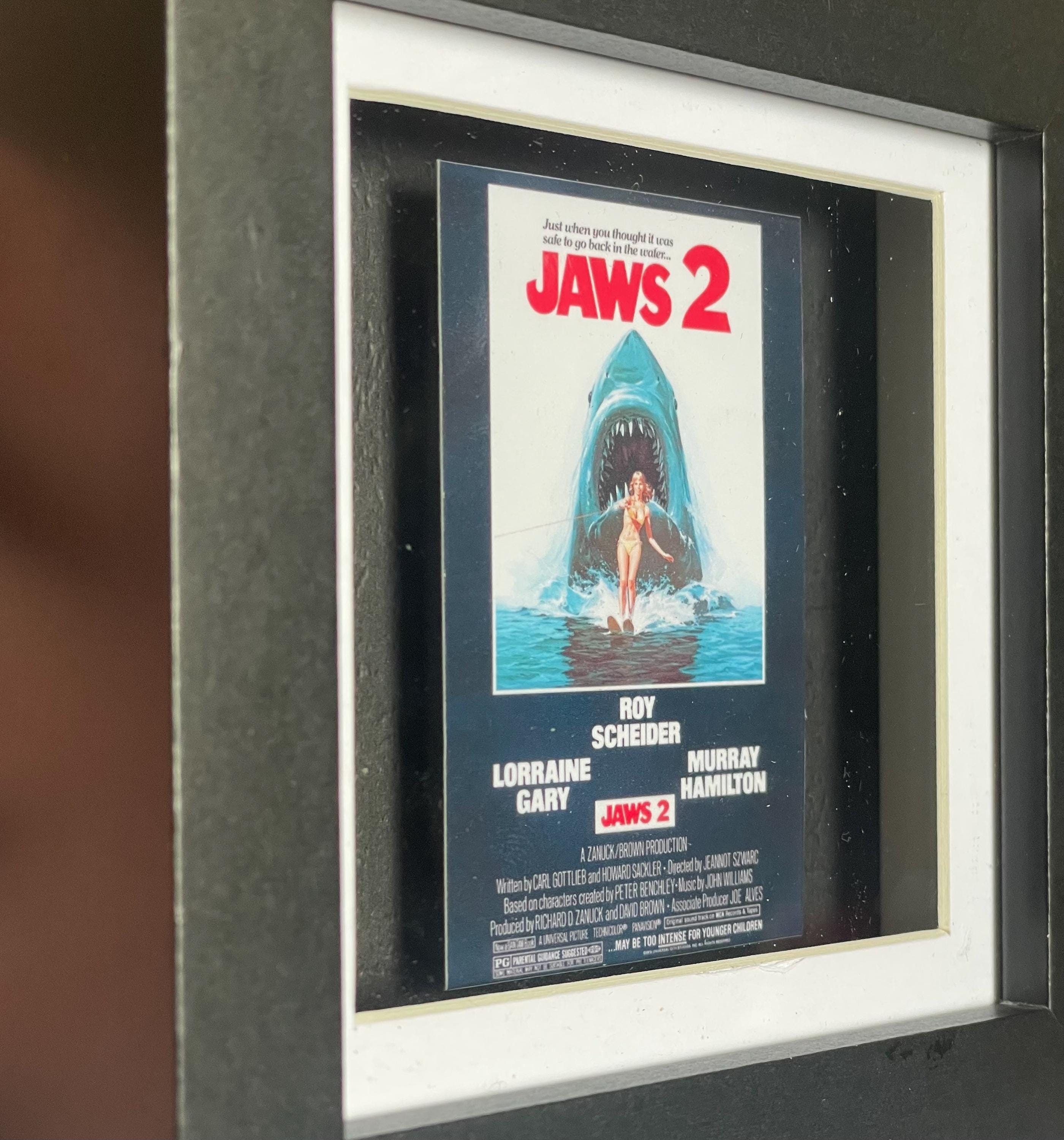 Jaws, Mini-Cinema Framed Movie Poster, Reproduction