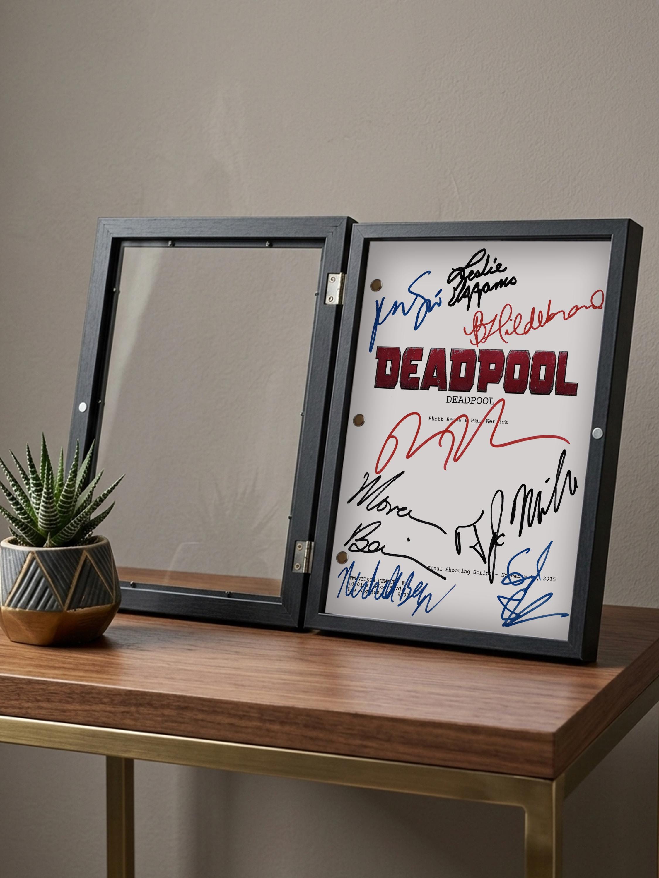 Deadpool, Signed Movie Script, Full Screenplay Reproduction + Cast Autographs