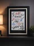 Wednesday, Signed TV Pilot Script, Full Screenplay Framed Reproduction + Cast Autographs