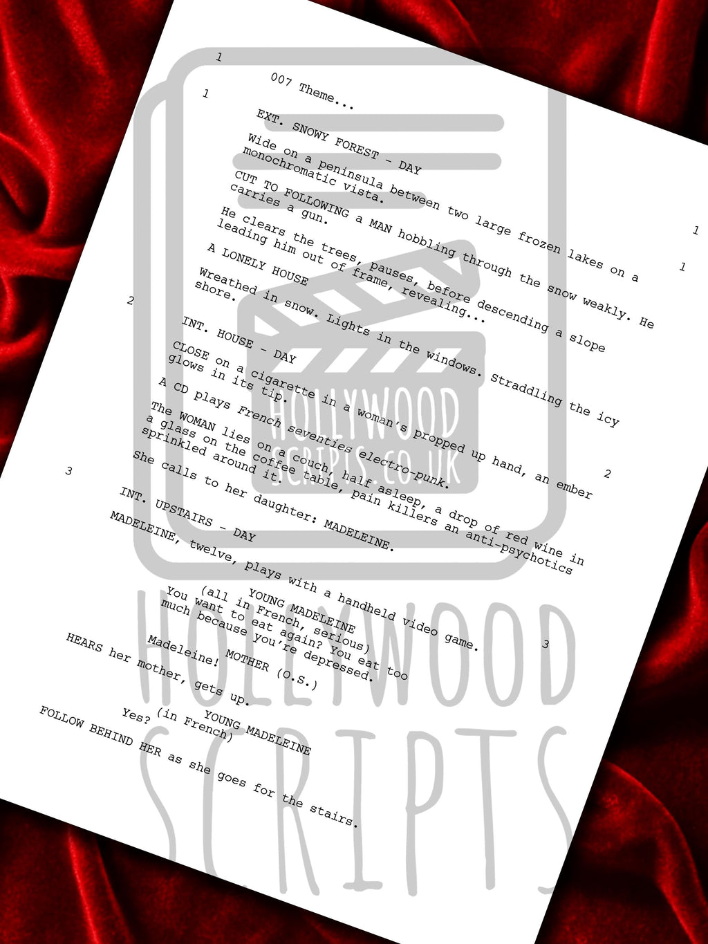 James Bond No Time To Die Signed Movie Script Framed Reproduction