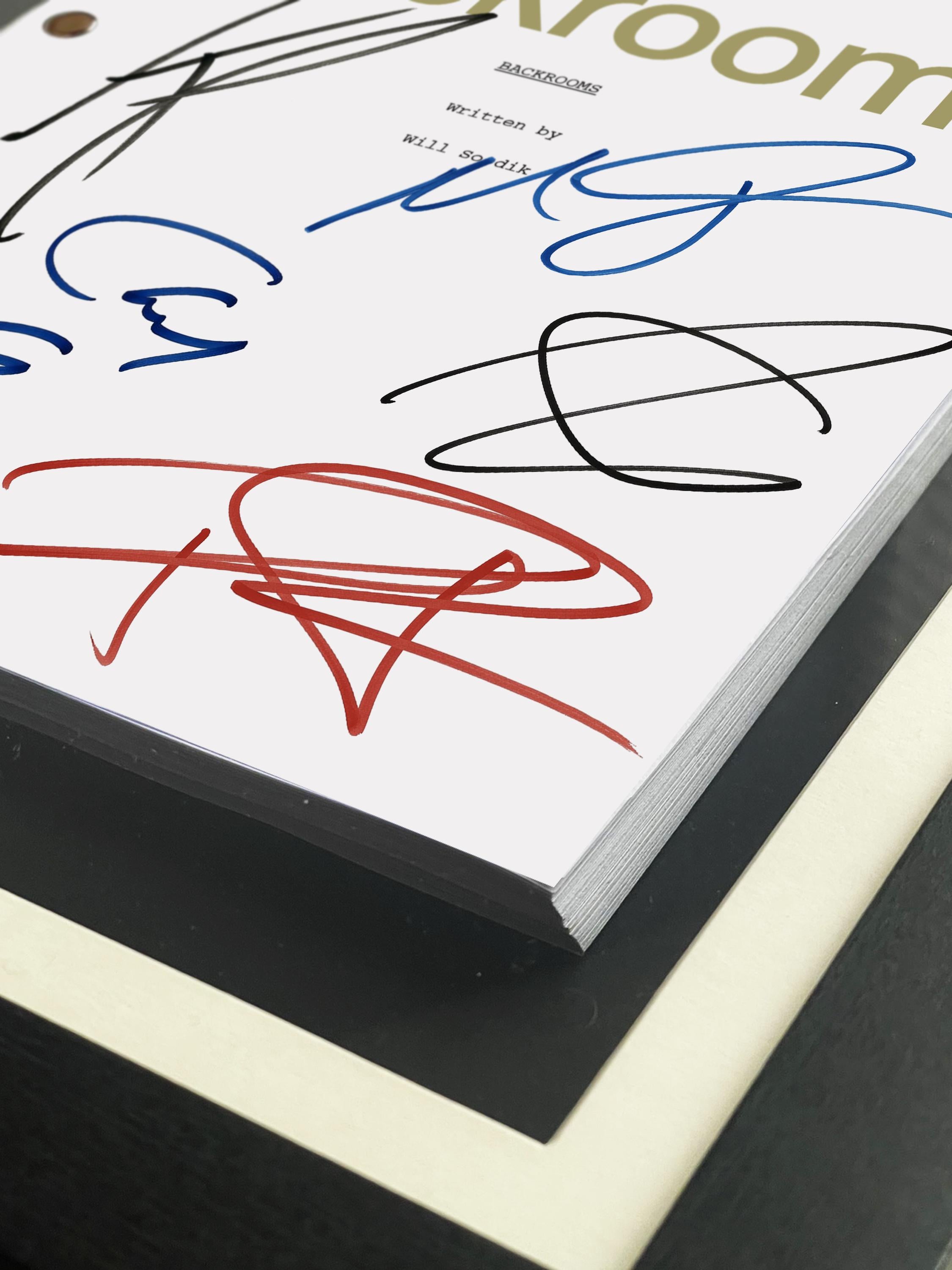 Backrooms Signed Movie Script Reproduction Screenplay