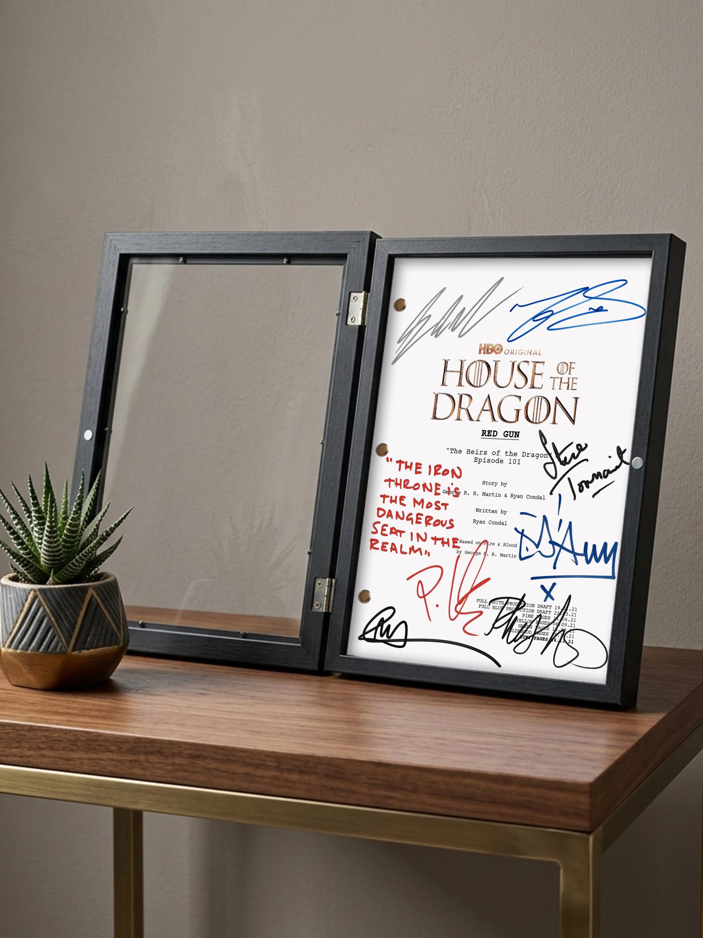 House of the Dragon Signed TV Script Reproduction Screenplay