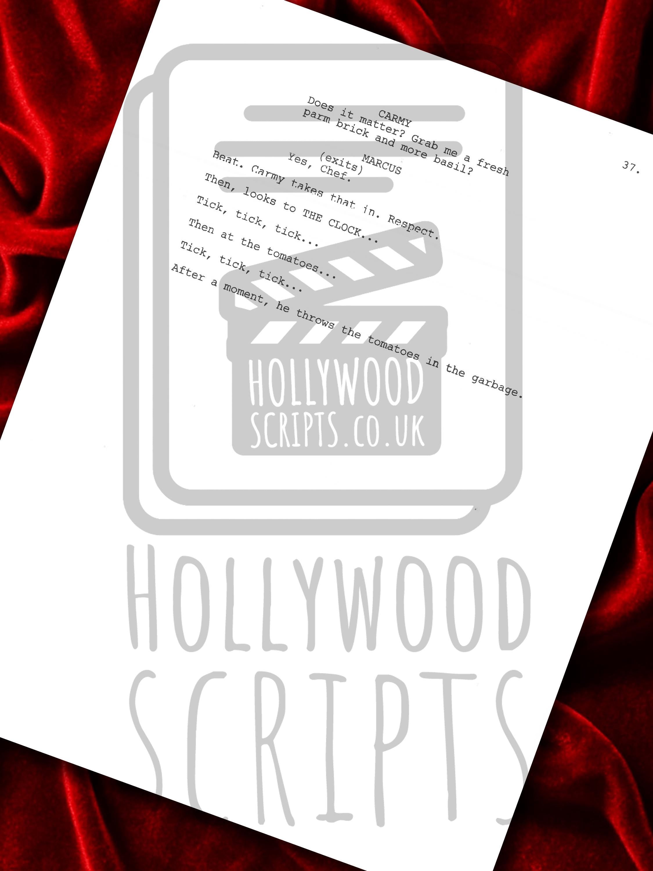 The Bear Signed TV Script with Cast Autographs Screenplay Reproduction