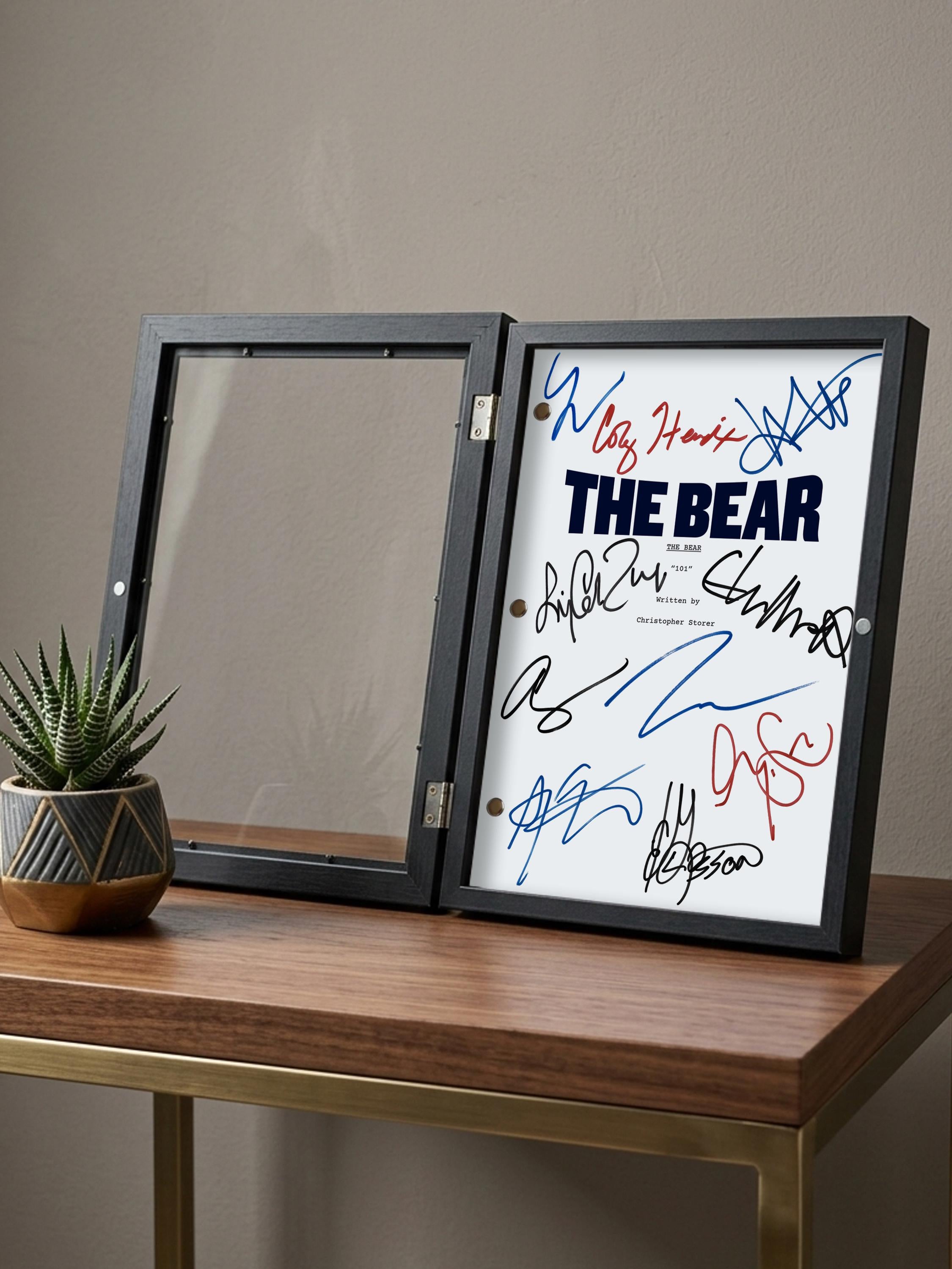 The Bear Signed TV Script with Cast Autographs Screenplay Reproduction
